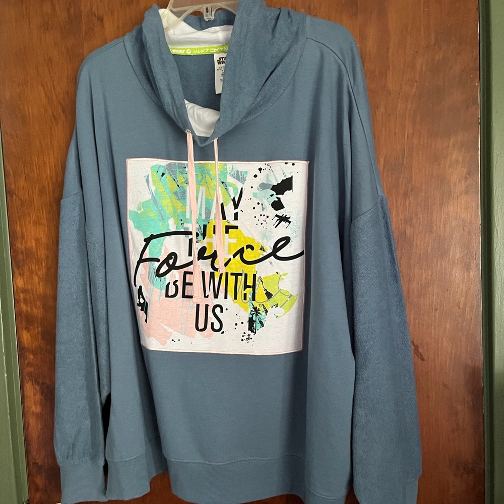 Ladies Star Wars sweatshirt, size 2X.  New with tags.